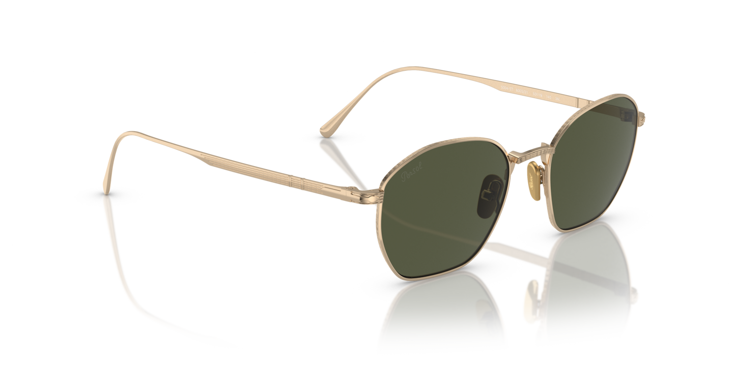 Persol Gold Sunglasses | Glasses.com® | Free Shipping