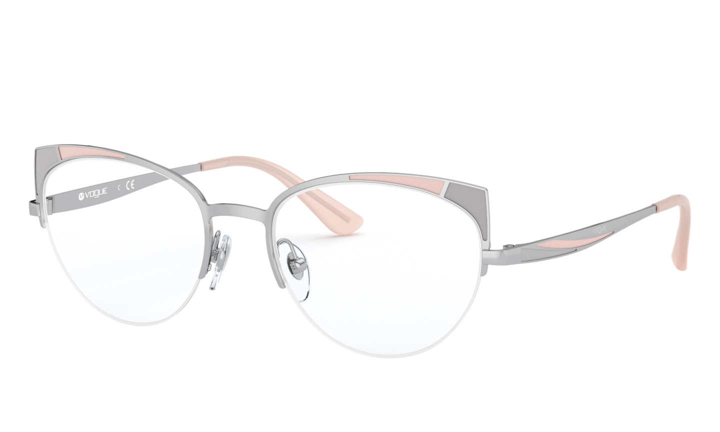 Vogue Eyewear VO4153 Top Matte Pink Grey/Silver