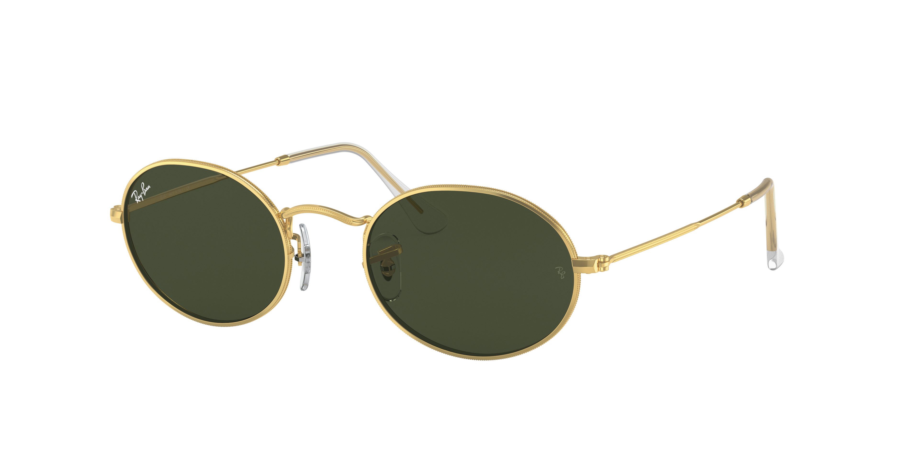 Ray-Ban OVAL Gold Sunglasses | Glasses.com® | Free Shipping