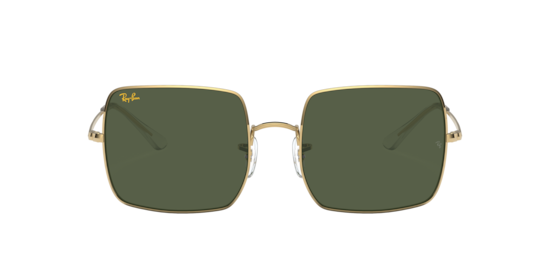 Ray-Ban RB1971 SQUARE Shiny Gold Sunglasses | Glasses.com® | Free Shipping
