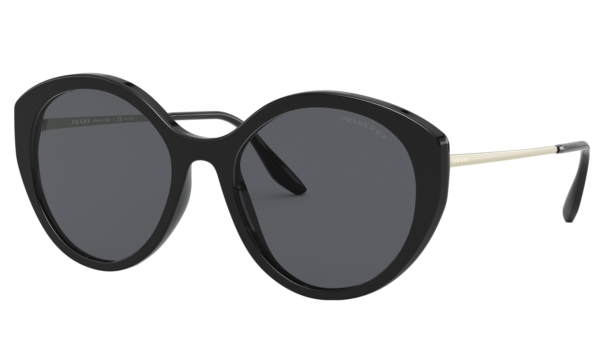 Prada Pr 18xs Black Sunglasses ® Free Shipping