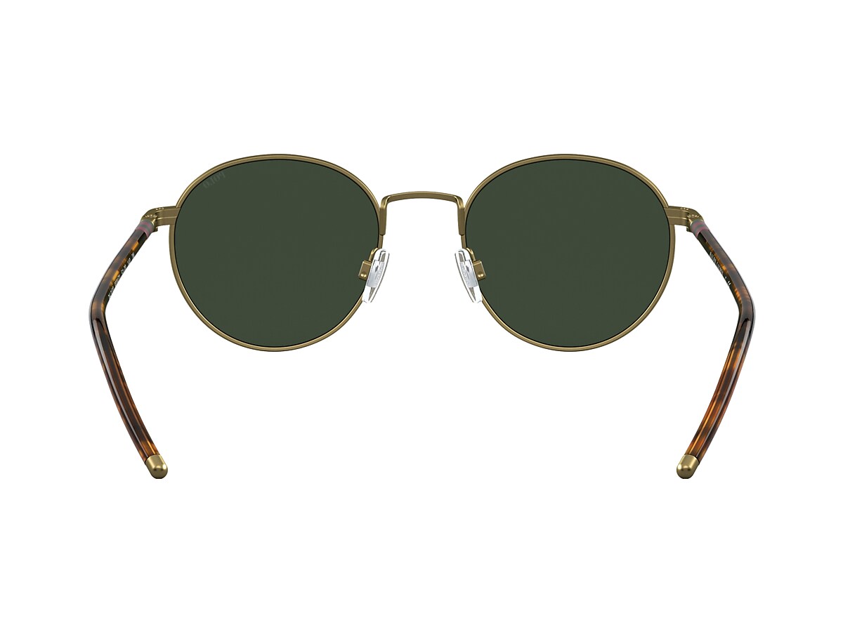 Polo Ralph Lauren Semi-Shiny Brass Sunglasses | Glasses.com