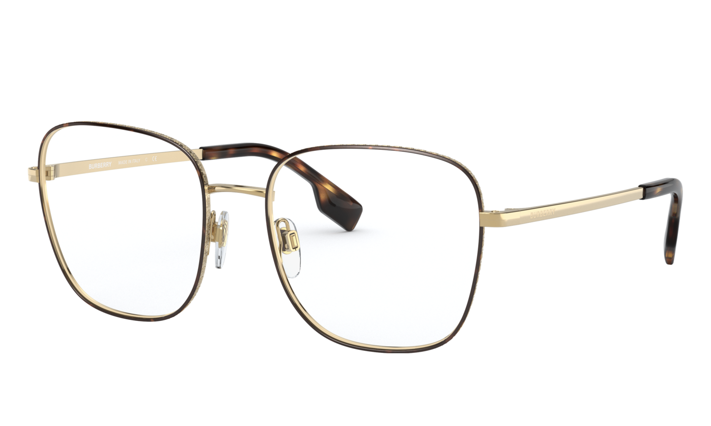 Burberry Gold/Dark Havana Eyeglasses ® | Free Shipping