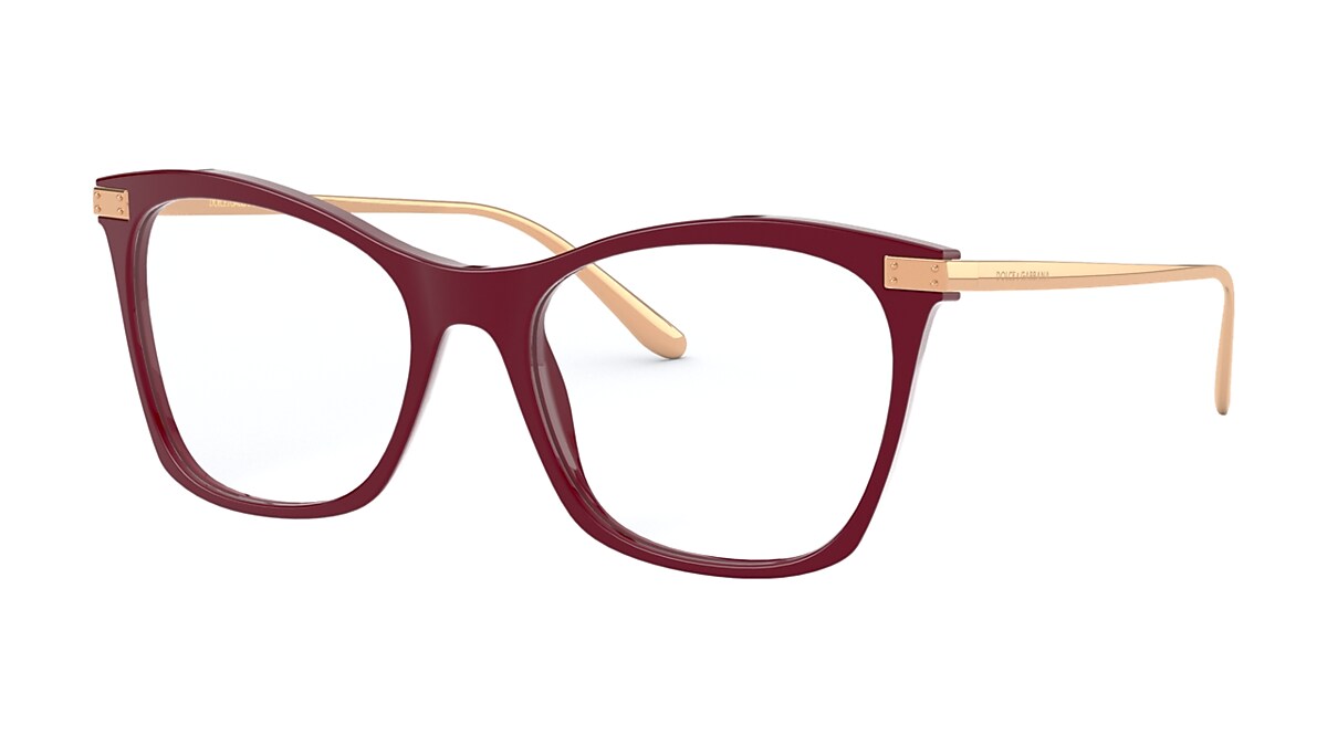 Dolce & Gabbana Bordeaux Eyeglasses | Glasses.com® | Free 