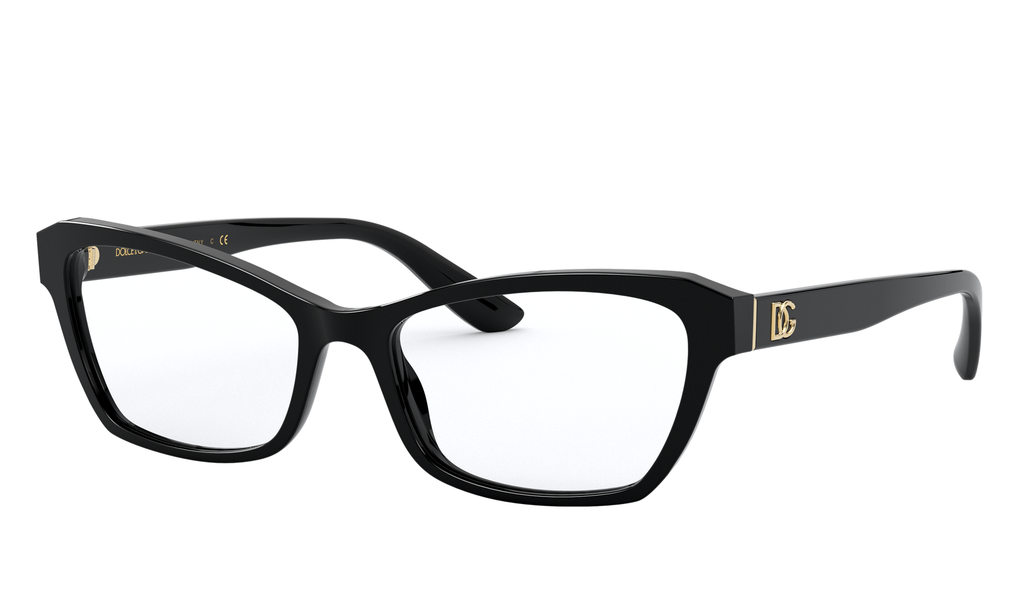 Dolce & Gabbana DG3328 Black Eyeglasses | Glasses.com® | Free Shipping