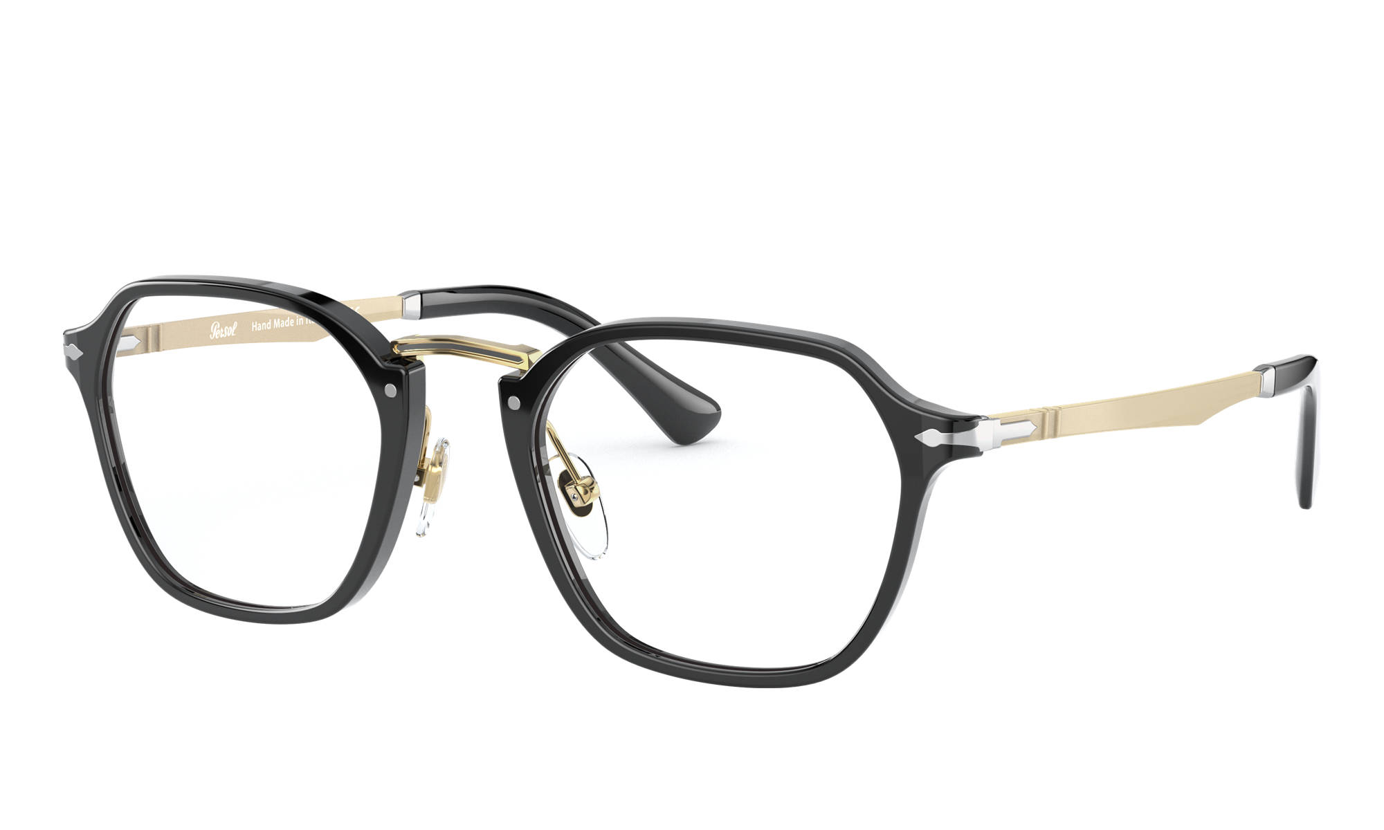Persol PO3243V Black Eyeglasses | Glasses.com® | Free Shipping