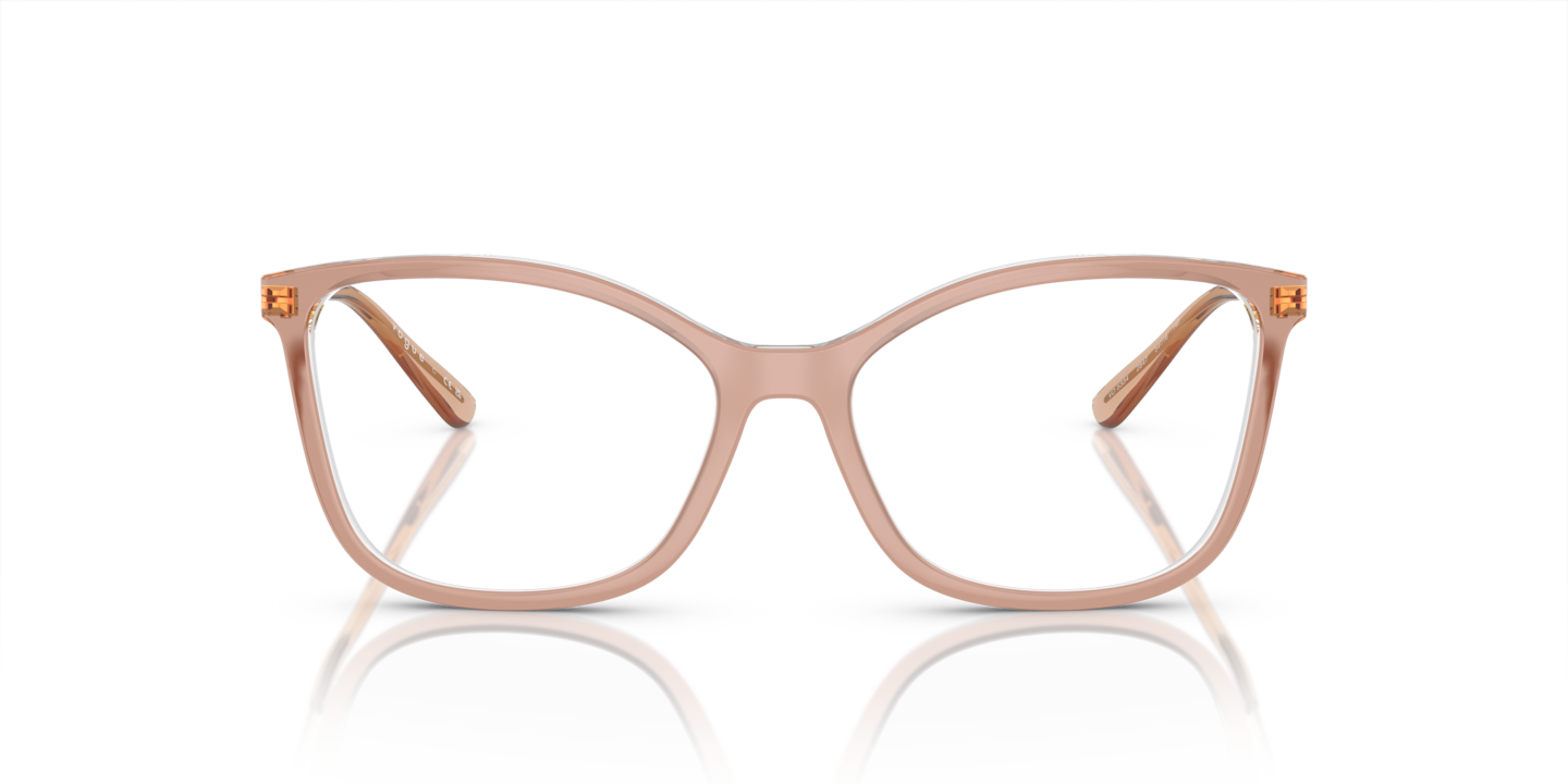 Vogue Eyewear Top Pink Transparent Eyeglasses Glasses