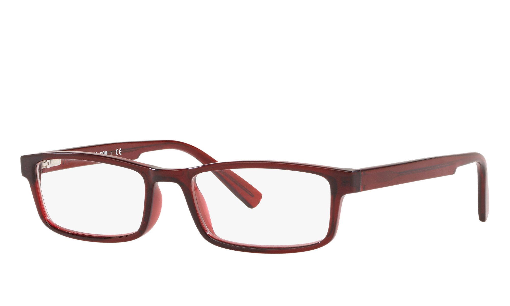 GLASSES.COM Unisex Gk2001 Red Size: Small