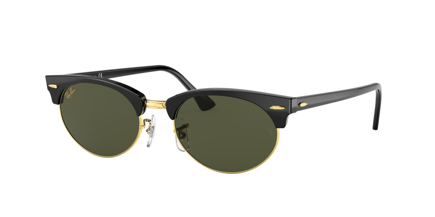 Ray-Ban RB3946 Clubmaster Oval Legend Gold Black