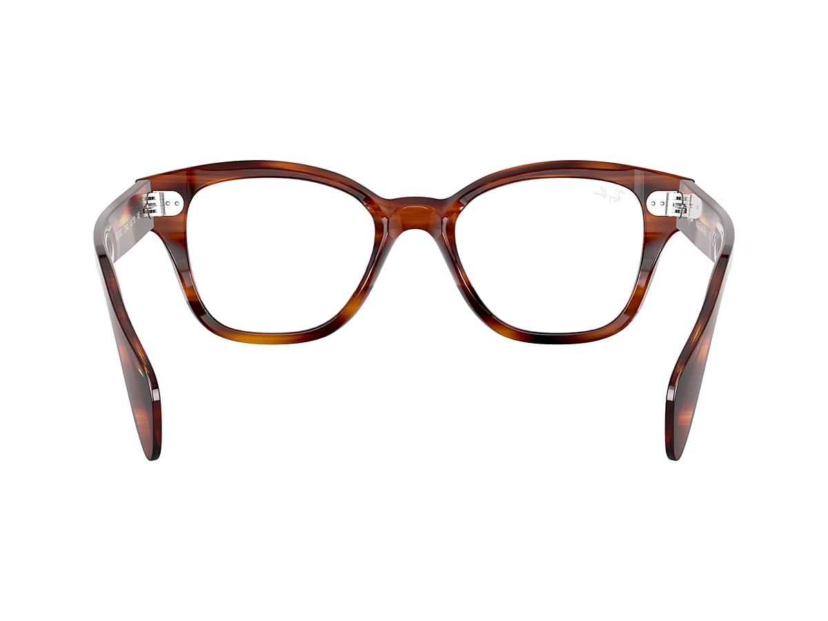 Ray-Ban Striped Havana Eyeglasses | Glasses.com® | Free Shipping