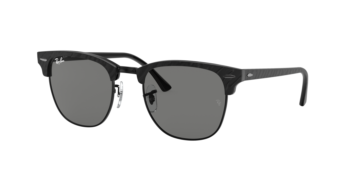 Ray-Ban RB3016 Clubmaster Marble Black