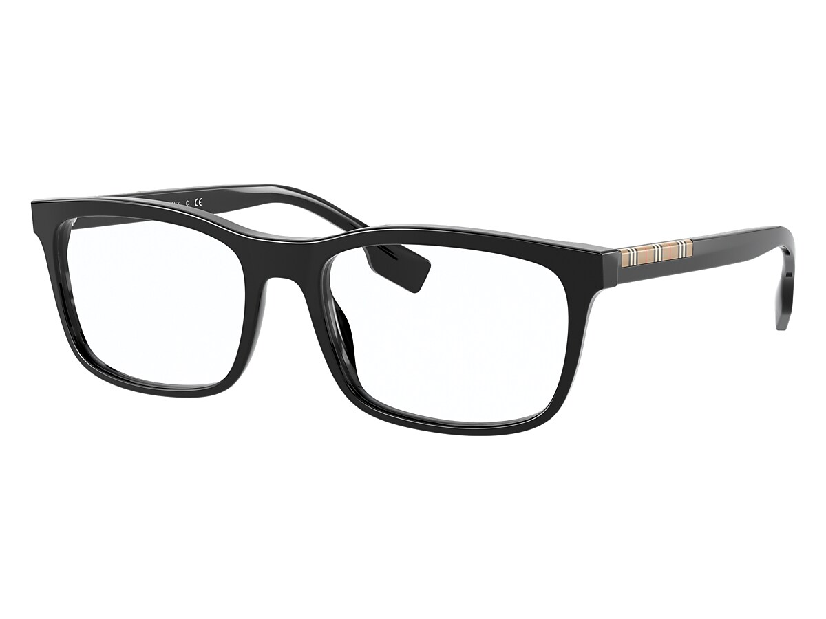 メガネ Burberry Glasses Frame BE2321 3001 Black Horn-Rimmed Burberry 0BE2345 Optical Frame 3001 Black - eye-oo.com