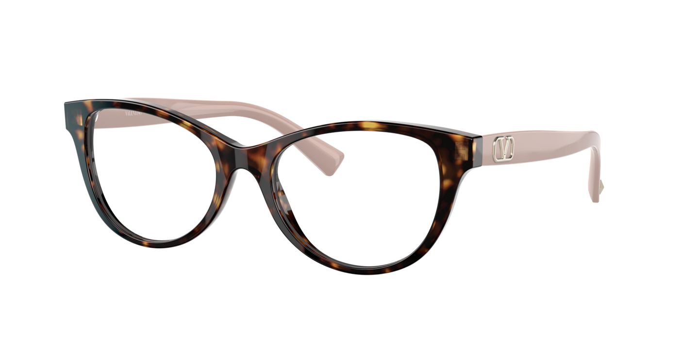 Valentino VA3057 Tortoise Eyeglasses | Glasses.com® | Free Shipping