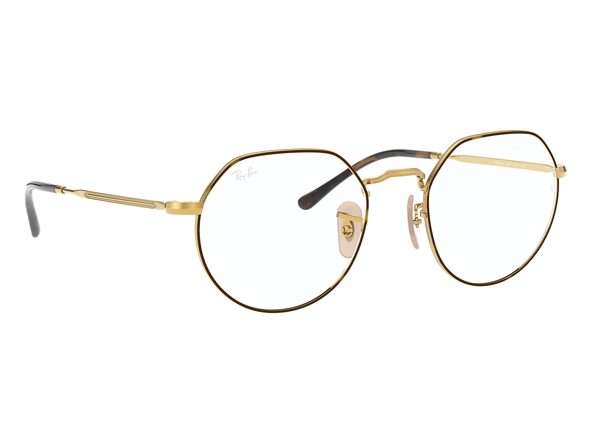 Ray Ban Havana On Gold Eyeglasses Glasses Free Shipping