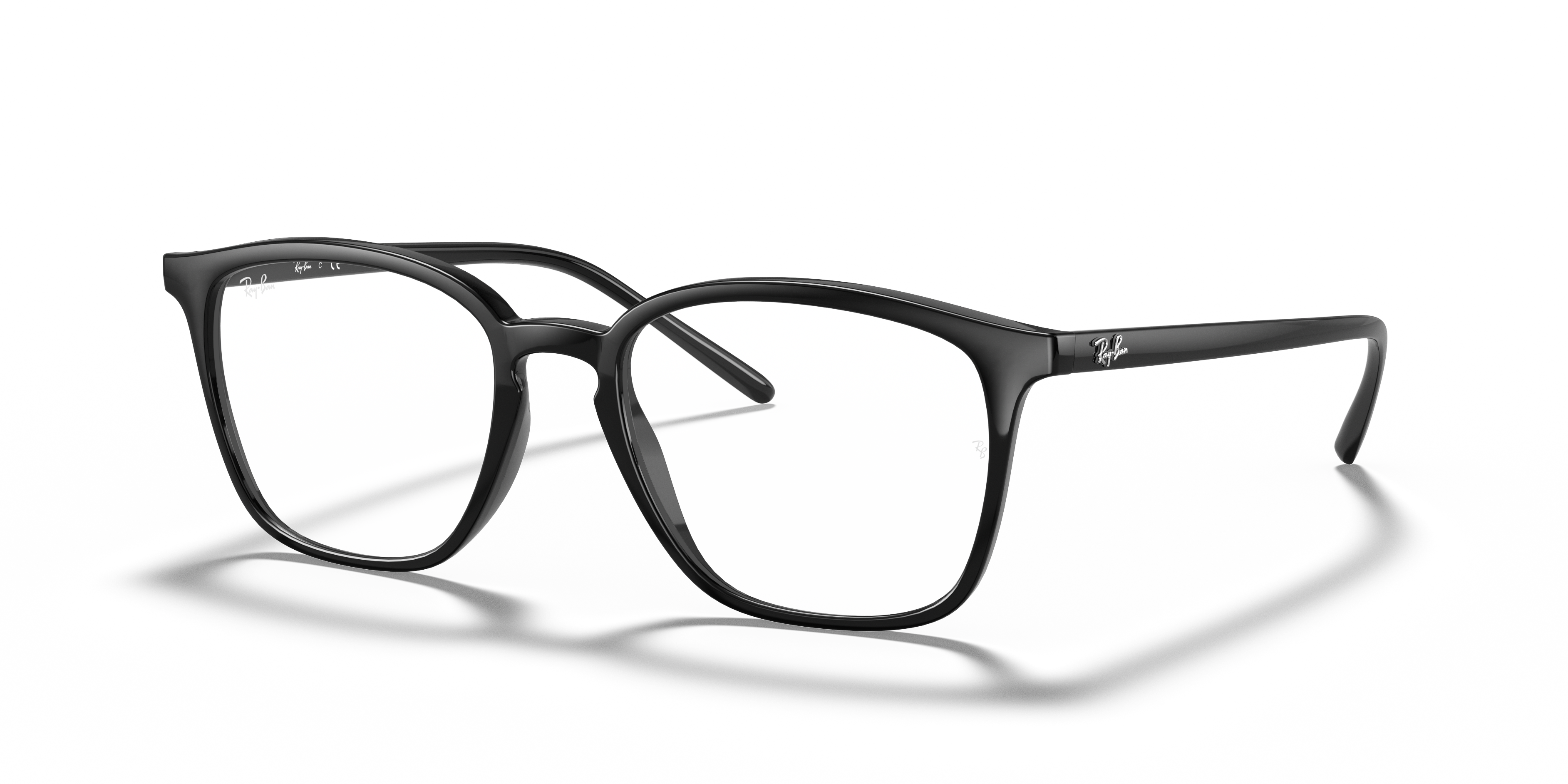 Ray-Ban Unisex Rx7185 Black Size: Extra Small