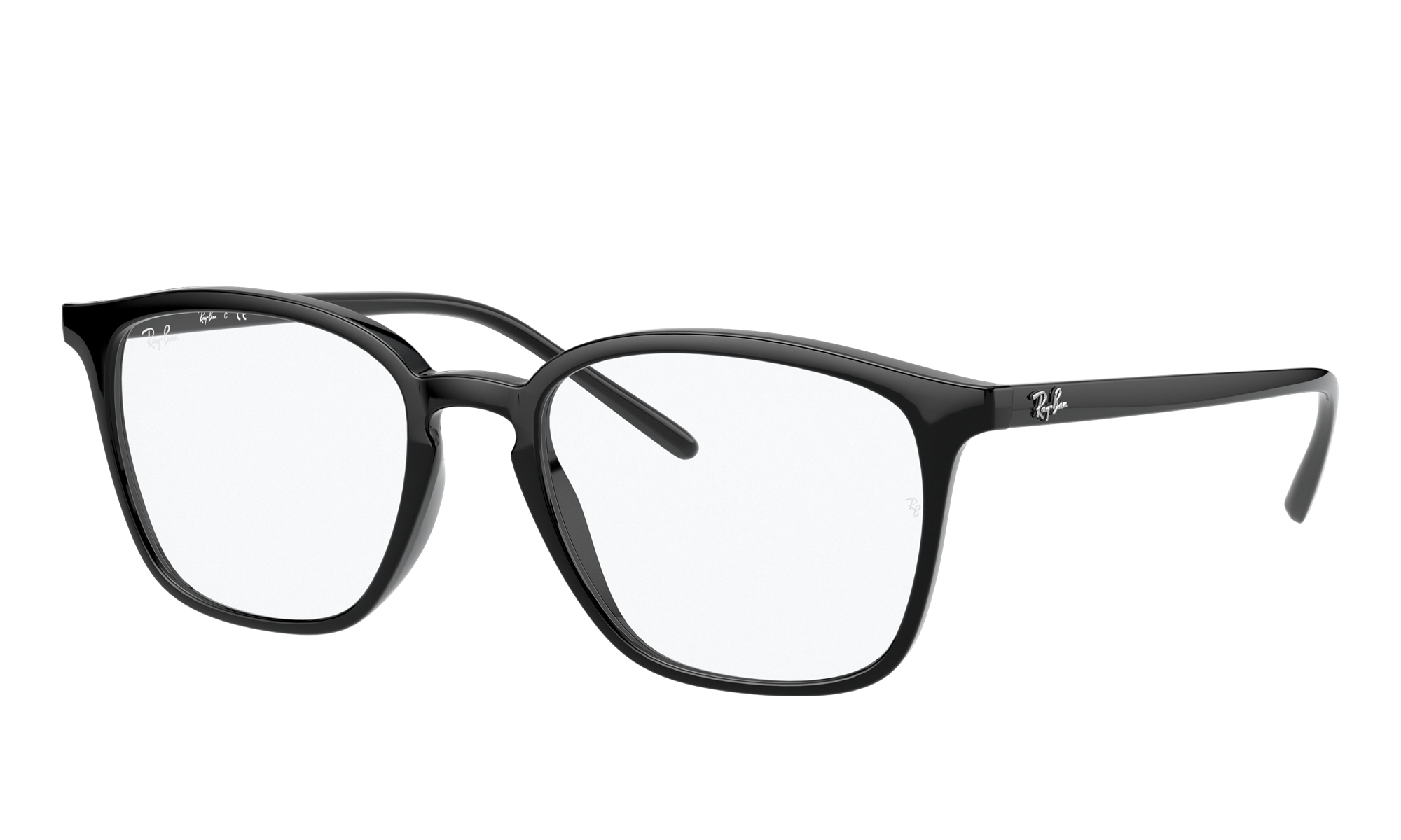 Ray-Ban Unisex Rx7185 Black Size: Extra Small