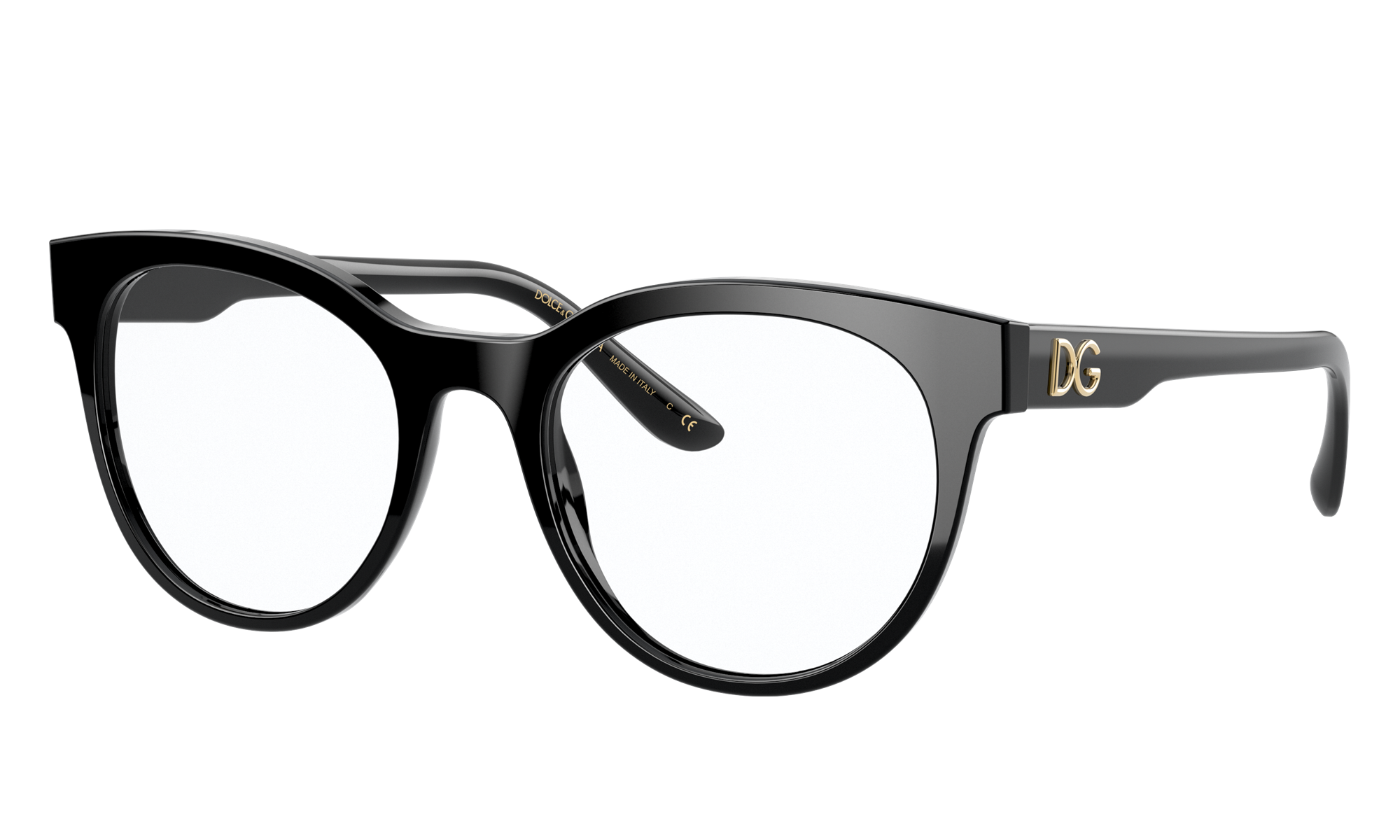 Dolce & Gabbana DG3334 Black Eyeglasses | Glasses.com® | Free Shipping