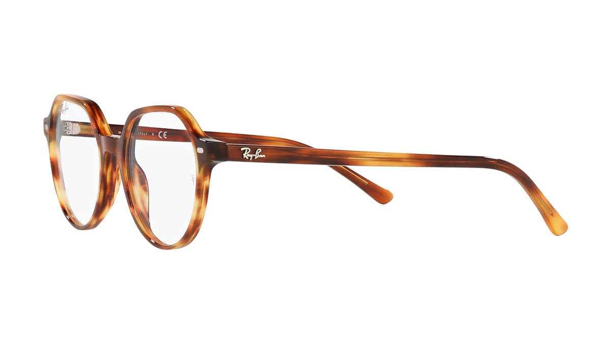 Ray-Ban Striped Havana Eyeglasses | Glasses.com® | Free Shipping