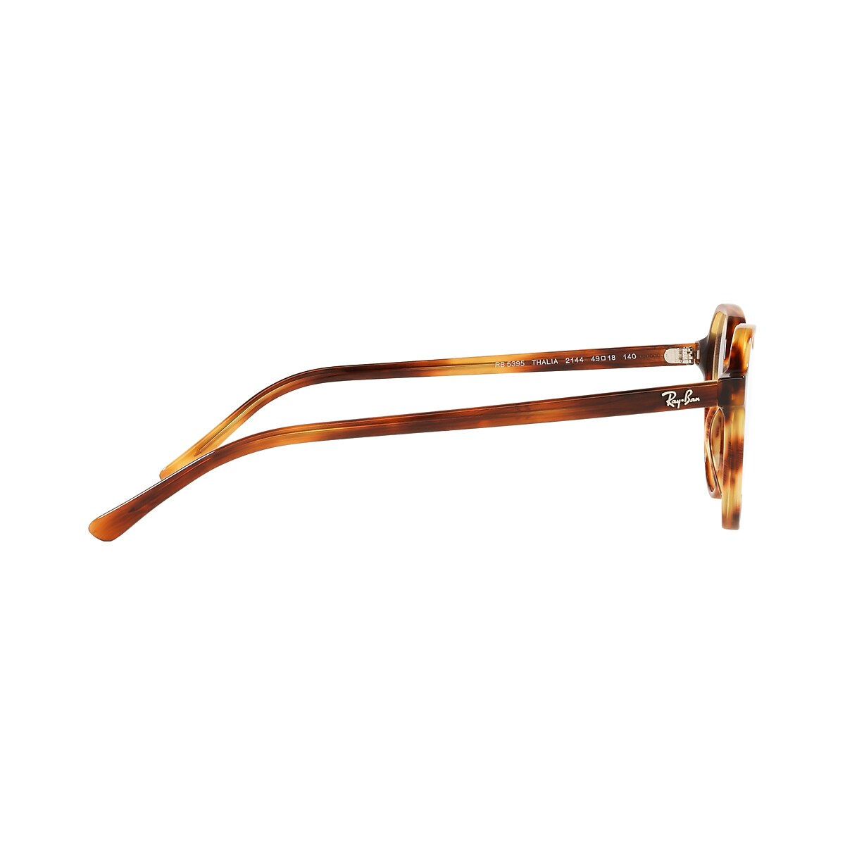 Ray-Ban Striped Havana Eyeglasses | Glasses.com® | Free Shipping