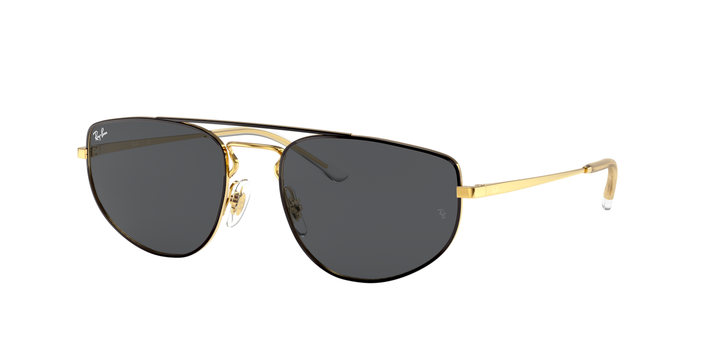 Ray-Ban RB3668 Black On Gold
