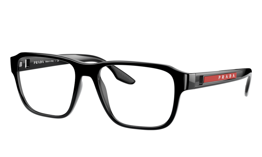 Prada Linea Rossa PS 04NV Black Eyeglasses | Glasses.com® | Free 