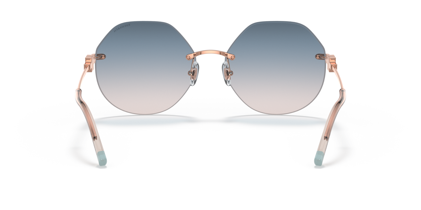 Tiffany & Co. TF3066 62 Grey Mirror Rose Gold & Rubedo Sunglasses