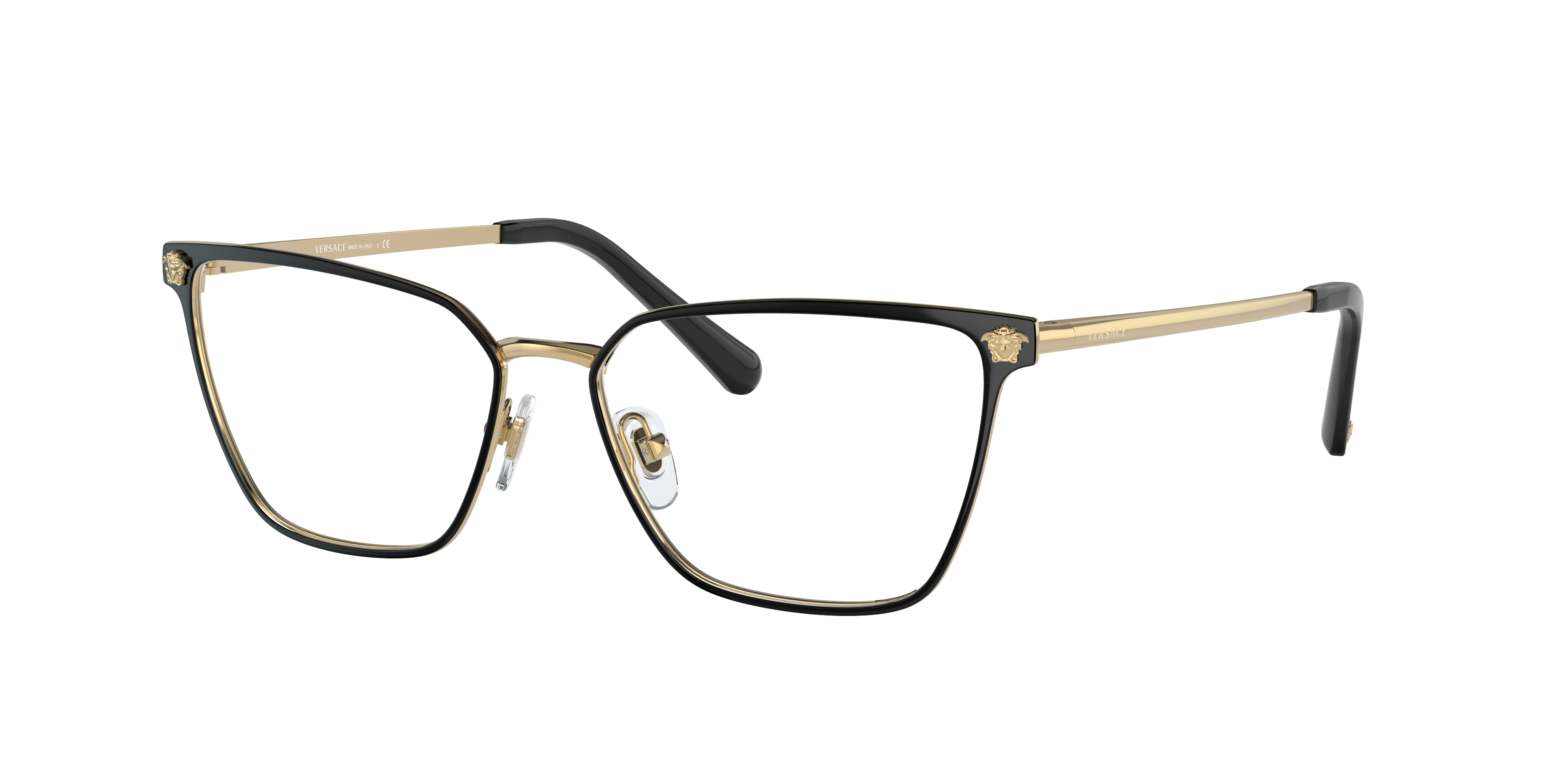 mens gold mens versace eyeglasses