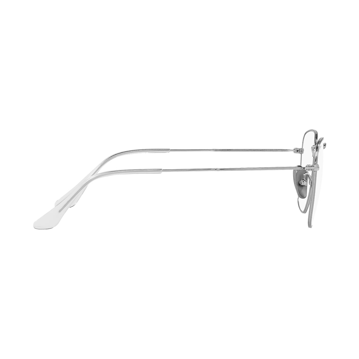 メガネ Ray-Ban Titanium Eyeglass Frame RB8157V 1224 Silver FRANK TITANIUM OPTICS Eyeglasses with Silver Frame - RB8157V