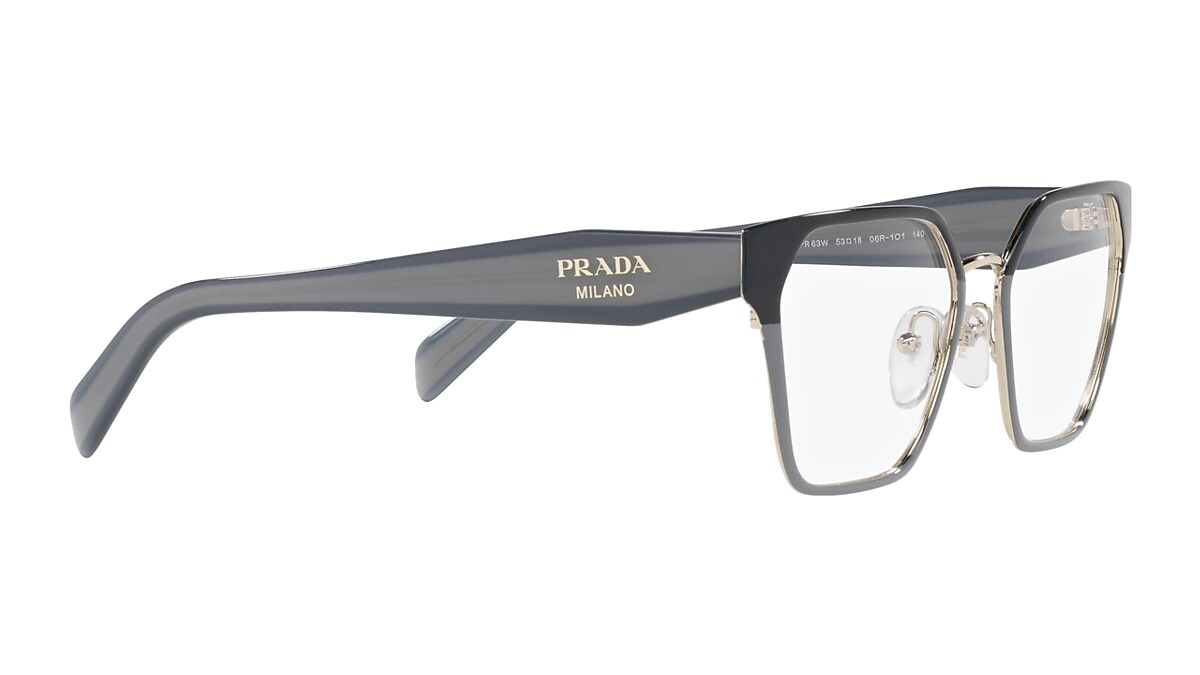Prada Pr 63wv Blue Eyeglasses Glasses Com Free Shipping