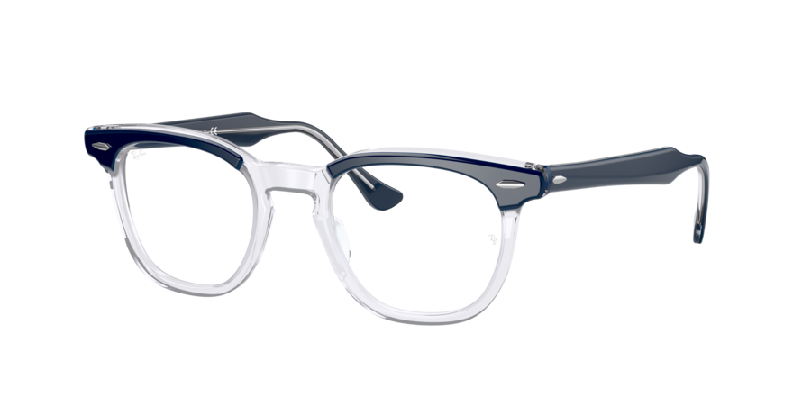 Ray-Ban Transparent Blue Eyeglasses | Glasses.com® | Free 