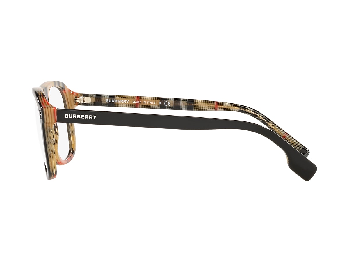 Burberry Top Black On Vintage Check Eyeglasses ® | Free  Shipping