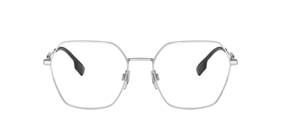 Burberry BE1361 CHARLEY Silver Eyeglasses | Glasses.com® | Free Shipping