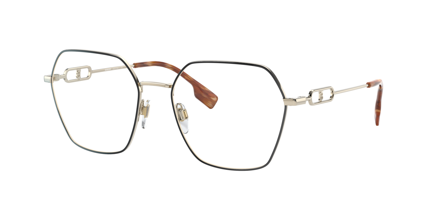 Burberry BE1361 Charley Black Eyeglasses | Glasses.com® | Free Shipping