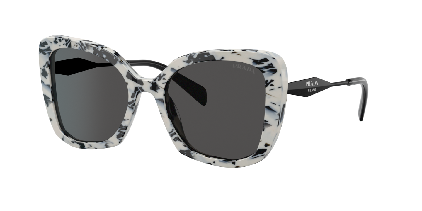 Prada PR 03YS Abstract Talc Sunglasses | Glasses.com® | Free Shipping