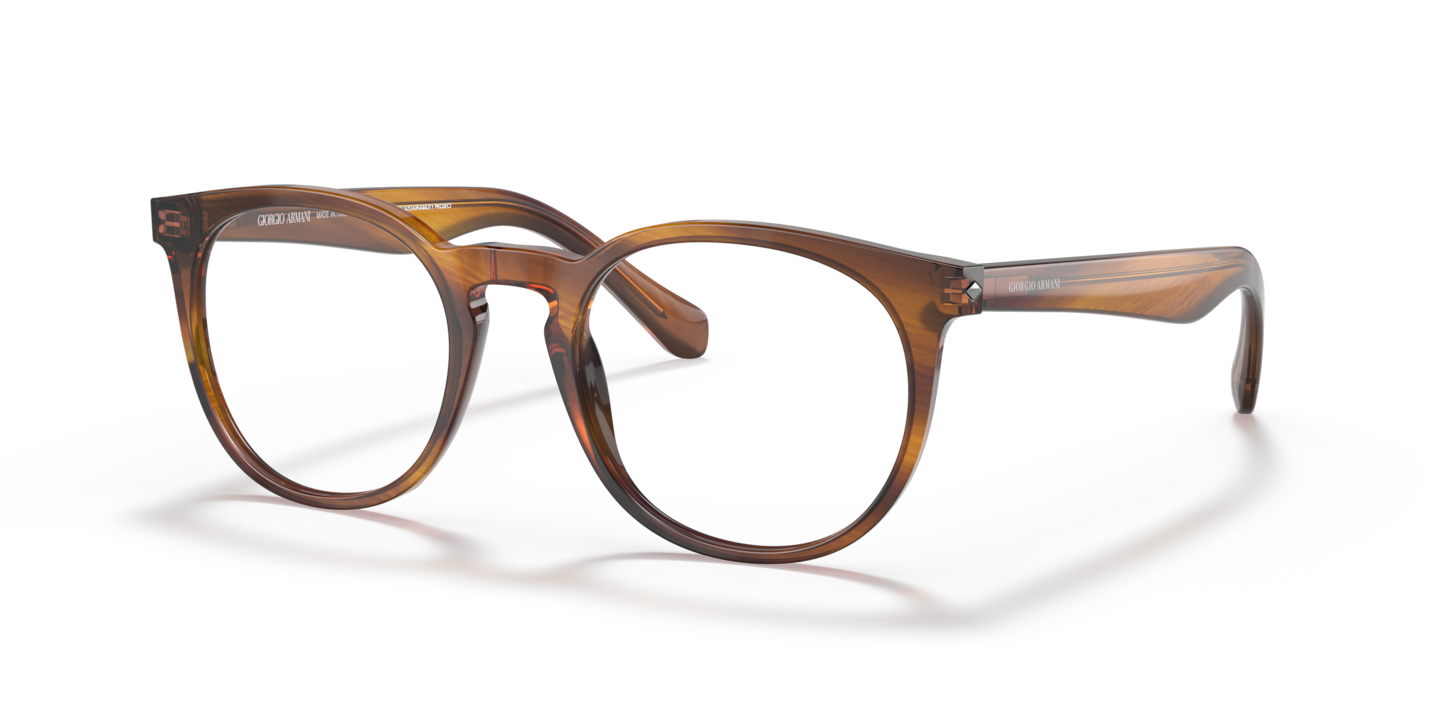 Giorgio Armani Striped Honey Eyeglasses Glasses Free Shipping