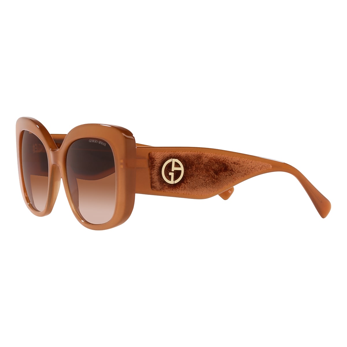 Giorgio Armani Opal Striped Brown Eyeglasses, ®