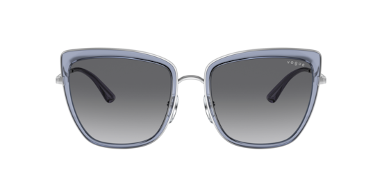 Vogue Eyewear VO4223S Silver/Transparent Blue Sunglasses | Glasses.com ...