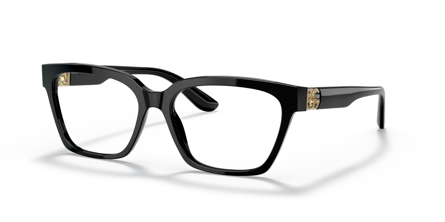 Dolce & Gabbana DG3343 Eyeglasses 501 Black