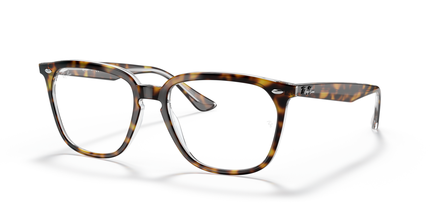 Ray-Ban Havana On Transparent Eyeglasses ® | Free Shipping