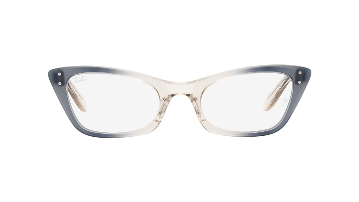 Ray-Ban Transparent Blue Eyeglasses | Glasses.com® | Free Shipping