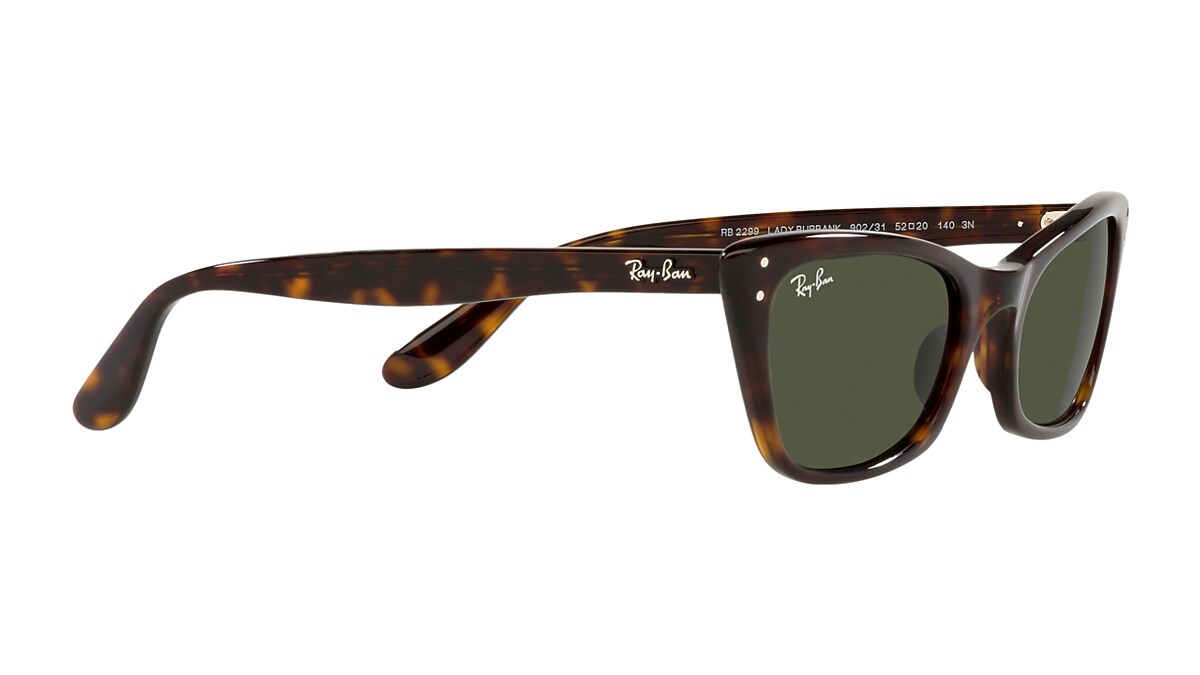 レイバン　サングラス　LADY BURBANK LADY BURBANK Sunglasses in Black and Green - RB2299 | Ray
