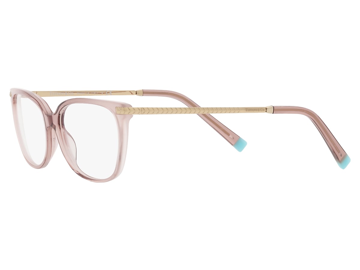 Tiffany Pink Gradient Milky Pink Eyeglasses | Glasses.com® | Free