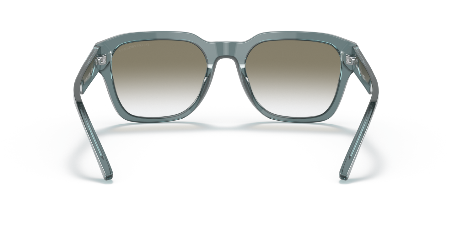 Emporio Armani Shiny Transparent Green Sunglasses