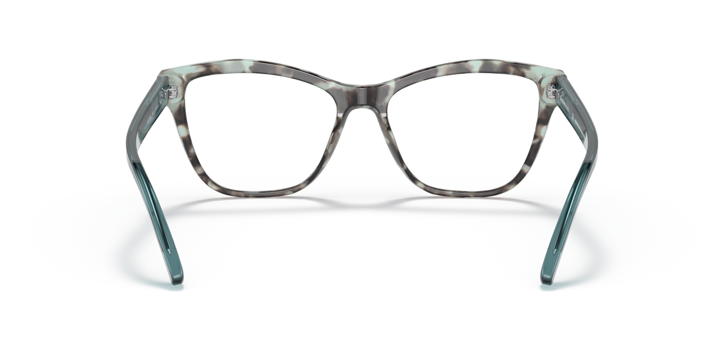 Emporio Armani Shiny Blue Havana Eyeglasses | Glasses.com® | Free 