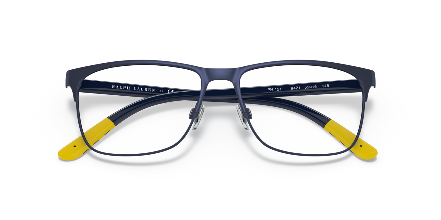 Polo Ralph Lauren Semishiny Navy Blue Eyeglasses ® | Free  Shipping