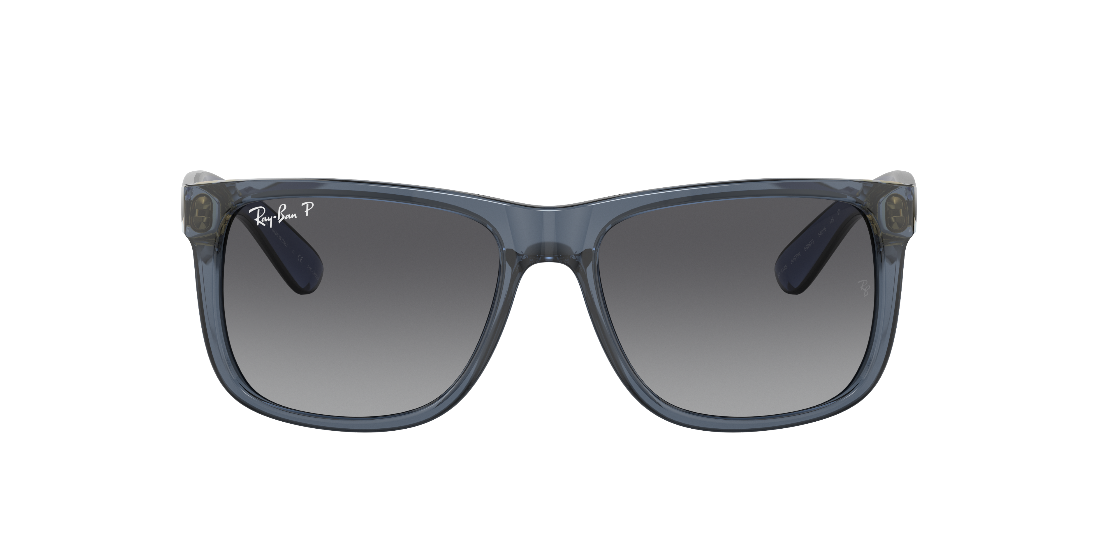 Ray-Ban Justin Transparent & Black Sunglasses | Zumiez