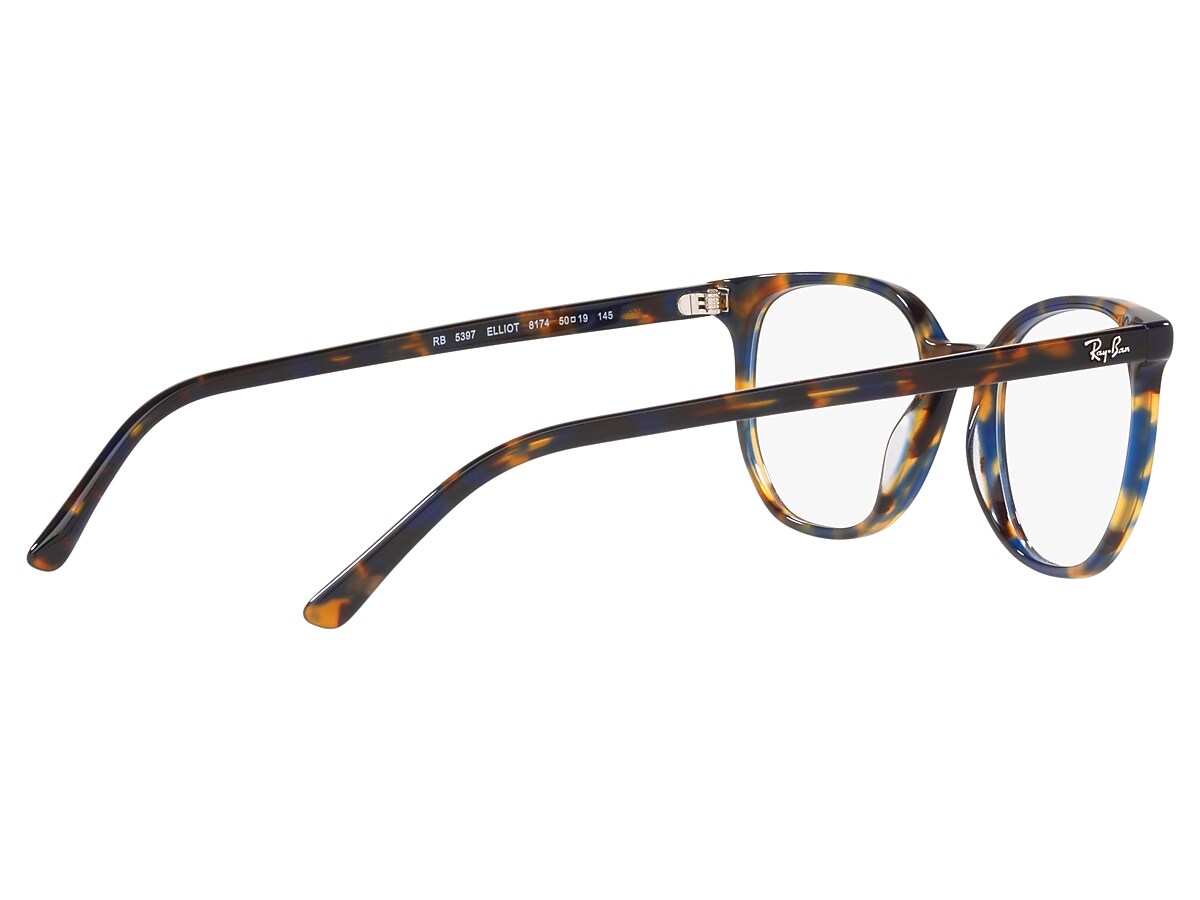 Ray-Ban 5397F ELLIOT ライトブルー Ray-Ban™ Elliot RX5397F Irregular Eyeglasses | EyeOns.com