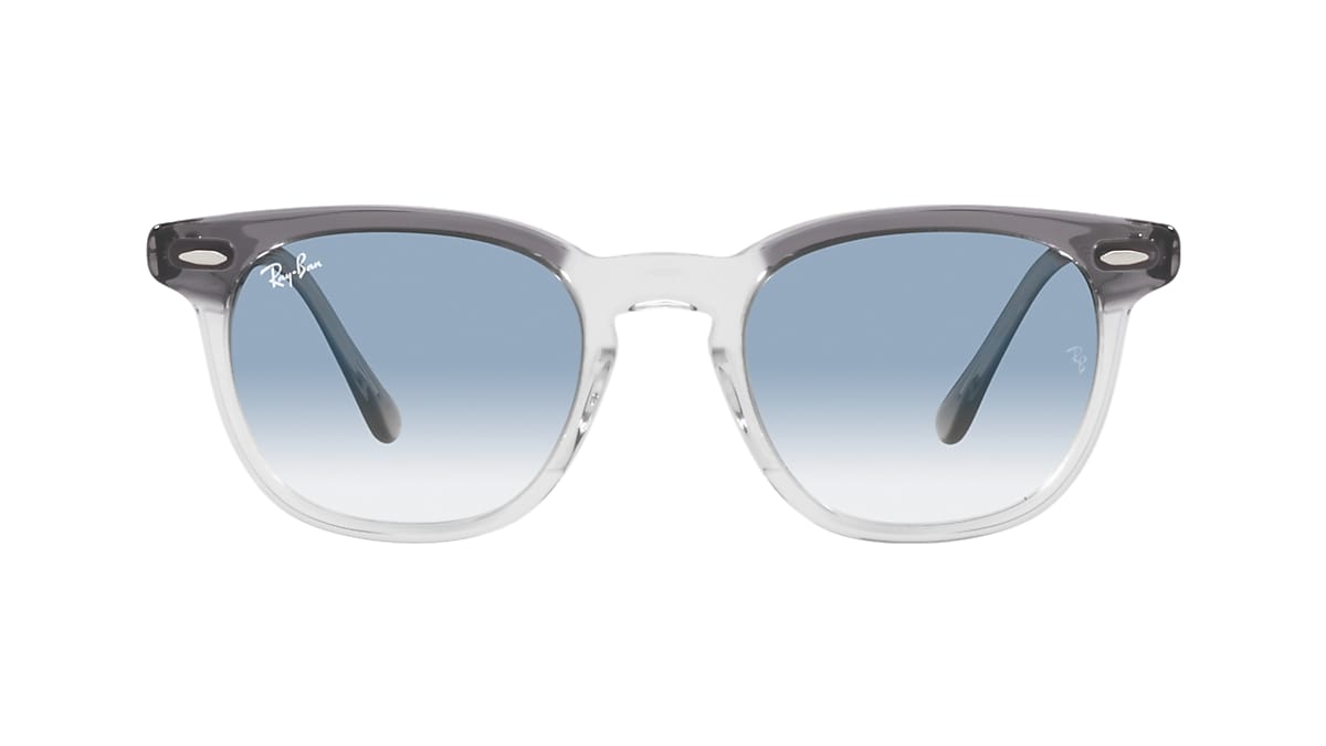 indtryk Rute Tilsvarende Ray-Ban Grey On Transparent Sunglasses | Glasses.com® | Free Shipping