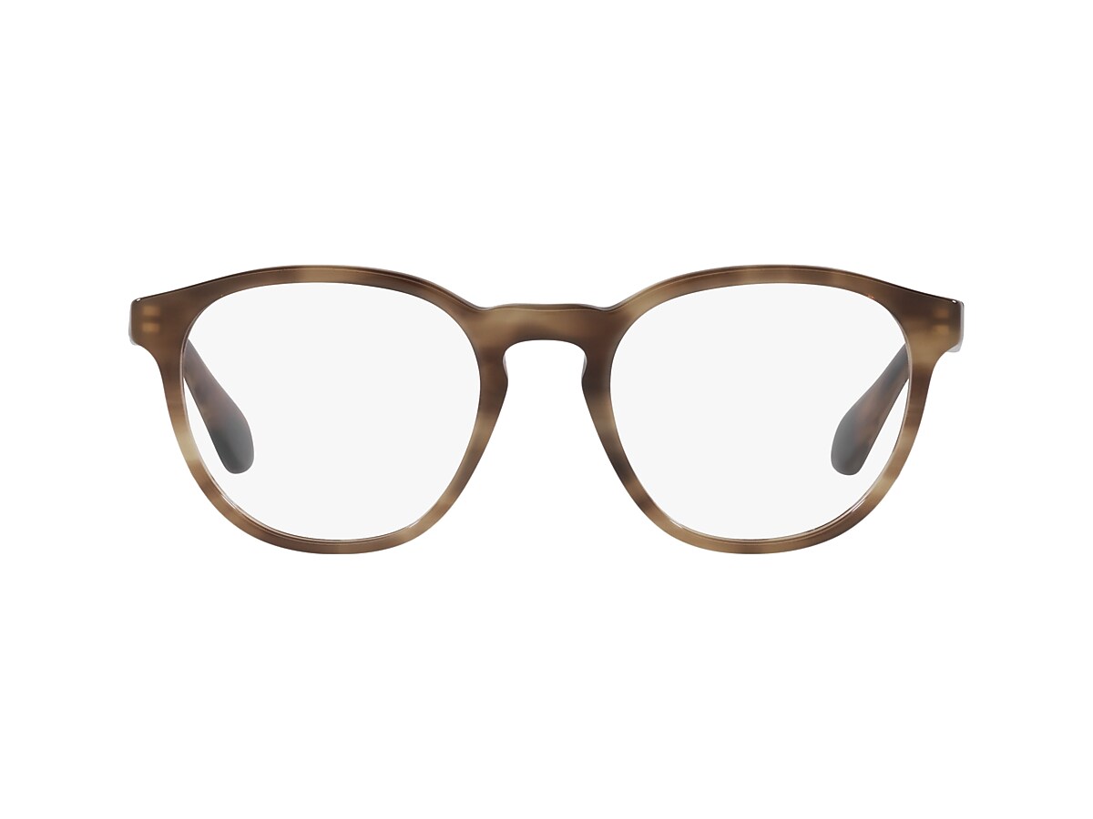 Giorgio Armani Opal Striped Brown Eyeglasses, ®