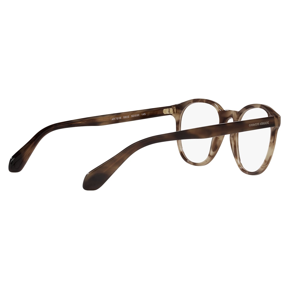 Giorgio Armani Opal Striped Brown Eyeglasses, ®